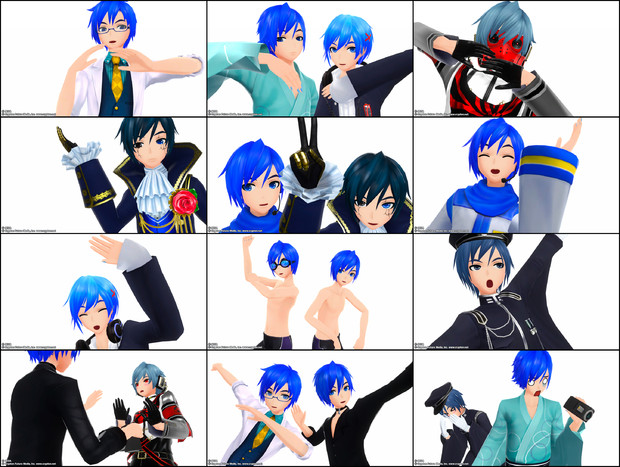 Project Diva F Kaitoでハート 折鶴 さんのイラスト ニコニコ静画 イラスト