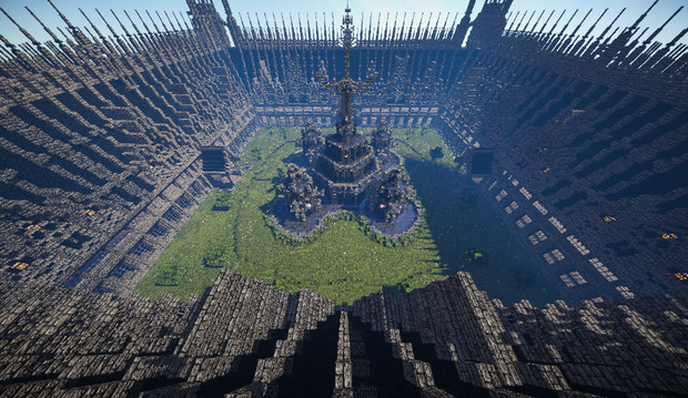 Minecraft 城建築 中庭 Akira さんのイラスト ニコニコ静画 イラスト