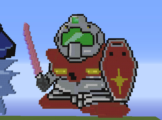 ジム ドット絵 Minecraft Ryoga さんのイラスト ニコニコ静画 イラスト