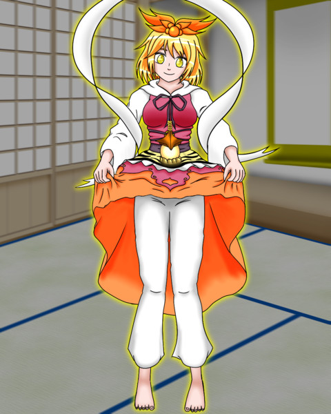 東方 寅丸星が宝塔を如何に落とさずにいれるか考察中の様です 卜一リ さんのイラスト ニコニコ静画 イラスト