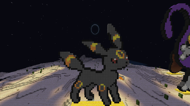 マイクラポケモンドット絵42 ブラッキー Alicia さんのイラスト ニコニコ静画 イラスト