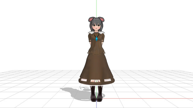 東方mmd ナズーリン修正しました 不具合修正 更新 ニコニコ静画 イラスト