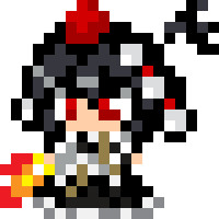 射命丸文をビーズ用にドット絵で描いてみた