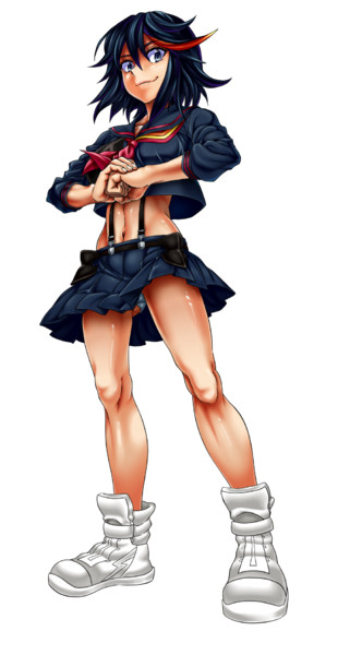 キルラキル あ 赤手甲描くの忘れた 纏流子 しゅん さんのイラスト ニコニコ静画 イラスト