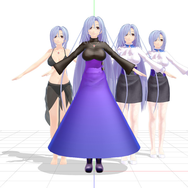2018/05/30【MMDモデル配布】水無瀬薫さん Ver.10.00