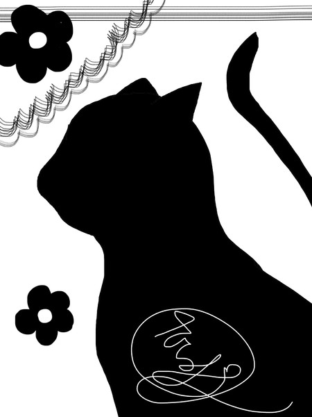 猫のシルエット さとみ さんのイラスト ニコニコ静画 イラスト