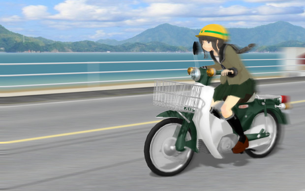 Mmd スーパー カブ 北上さま はろはろ Yukiharo さんのイラスト ニコニコ静画 イラスト