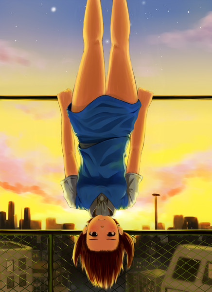 フチ子の夕暮れ ラルフ さんのイラスト ニコニコ静画 イラスト