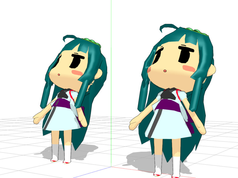 タワシ式chan Co風モデル Nicosub静画