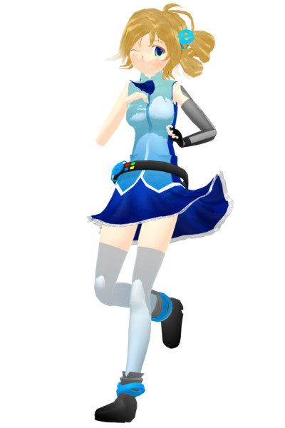 Mmd 藍澤 祈 モデル配布 Pikadude さんのイラスト ニコニコ静画 イラスト