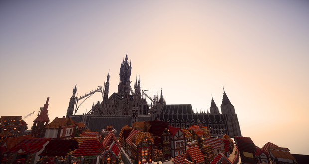 Minecraft 魔法都市 途中経過2 Nothdog さんのイラスト ニコニコ静画 イラスト