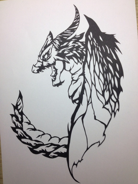 切り絵 ドラゴン カサショー さんのイラスト ニコニコ静画 イラスト