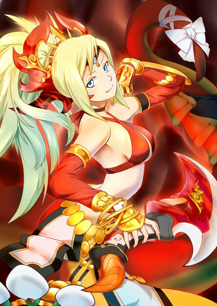 紅蓮華の女傑 エキドナ テナマル さんのイラスト ニコニコ静画 イラスト