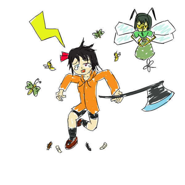虫嫌いになるのか 246ru8 さんのイラスト ニコニコ静画 イラスト