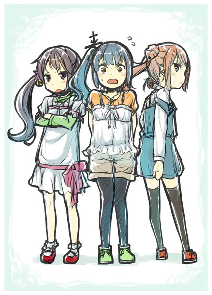 三大提督love勢の子達に私服を着させたかった 水無月 さんのイラスト ニコニコ静画 イラスト