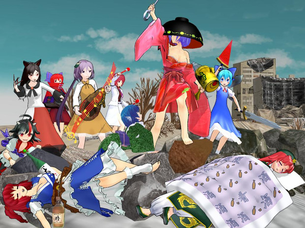 習作 民衆を導く針妙丸 翡翠先生 さんのイラスト ニコニコ静画 イラスト