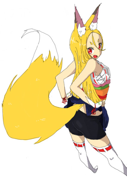 ん 尻尾の付け根が気になるとな あしはら さんのイラスト ニコニコ静画 イラスト