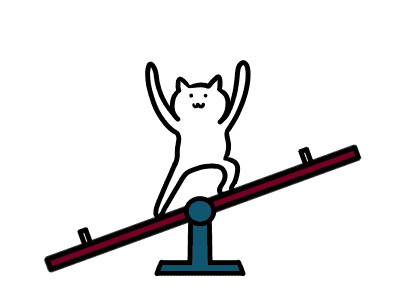 ｇｉｆ 一人でシーソーに乗るときやりがちな舞 Noverun さんのイラスト ニコニコ静画 イラスト