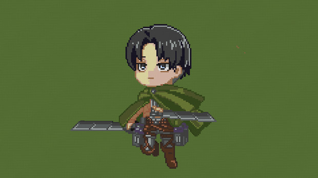 マイクラドット絵番外編2 進撃の巨人 リヴァイ Alicia さんのイラスト ニコニコ静画 イラスト