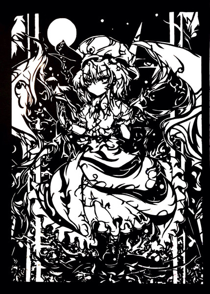 東方 レミリア 切り絵 スキャン済 ヒノ雪 さんのイラスト ニコニコ静画 イラスト