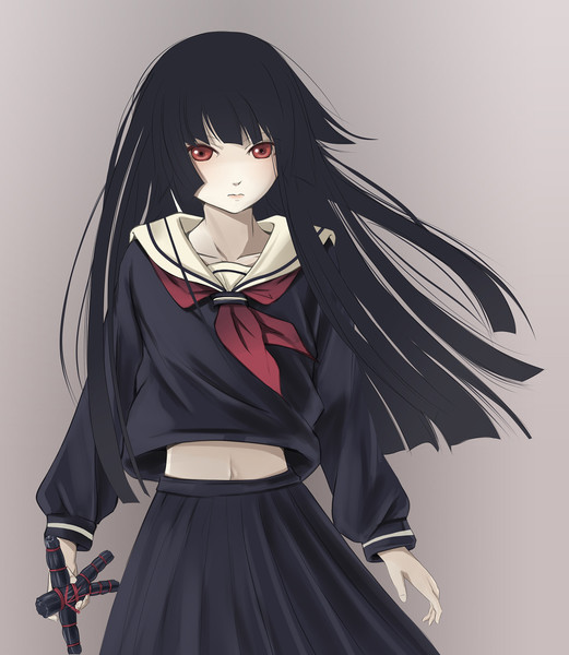 閻魔あい 制服ver Hk さんのイラスト ニコニコ静画 イラスト