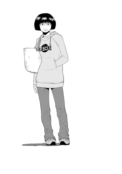 習作 パーカーの女性 ナガレボシヒカル さんのイラスト ニコニコ静画 イラスト