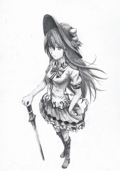 東方鉛筆録-非想非非想天の娘- / HiRu さんのイラスト