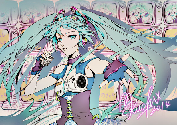 初音ミク ヒカルものたち ルッチ さんのイラスト ニコニコ静画 イラスト