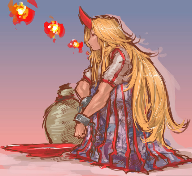 旧地獄に行ったら怖いお姉さんにあった なめ雄 さんのイラスト ニコニコ静画 イラスト