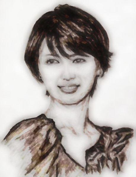 吉瀬美智子さんの似顔絵 Toshijapon さんのイラスト ニコニコ静画 イラスト