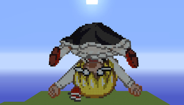 Minecraft ルーミア ドット絵 東方 あまみや さんのイラスト ニコニコ静画 イラスト