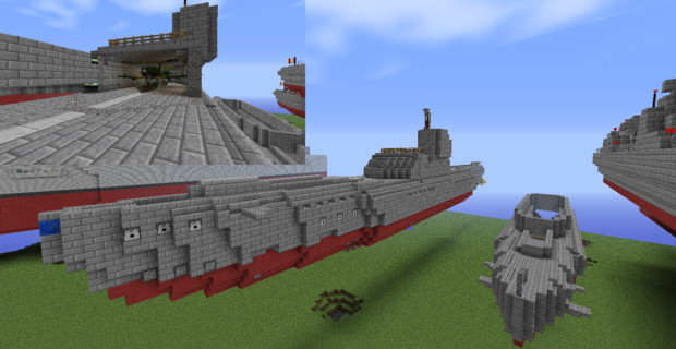 Minecraft 潜水艦 伊300型 Skylink さんのイラスト ニコニコ静画 イラスト