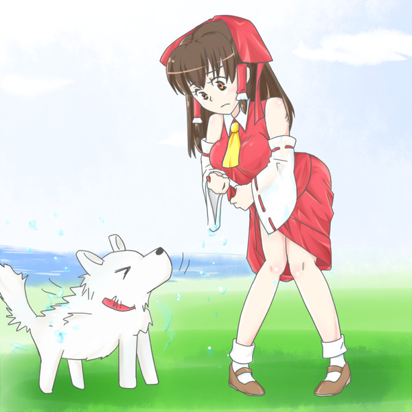 びしょ濡れだよー