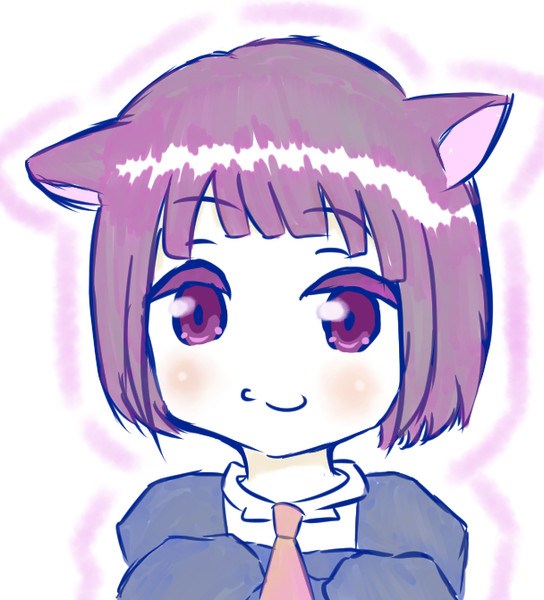 落書き女の子