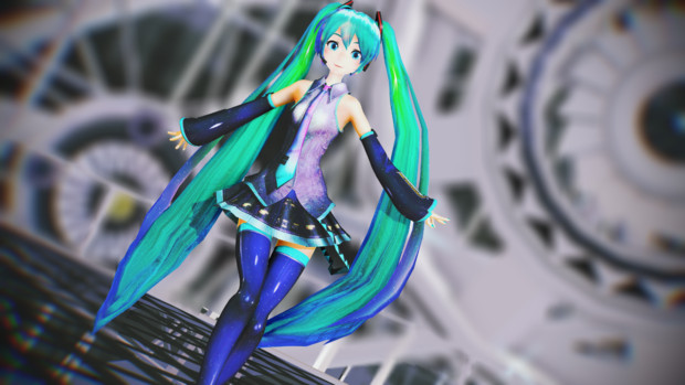 MMD「V3スタイル初音ミク」のモデル分布