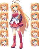 弦巻マキ立ち絵 表情差分