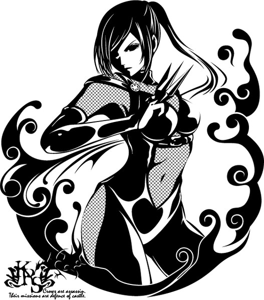 水野氷冷 松本城忍衆 烏 Karasu 誠都 さんのイラスト ニコニコ静画 イラスト