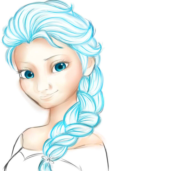 エルサ途中まで みゅ まみゅみょ さんのイラスト ニコニコ静画 イラスト