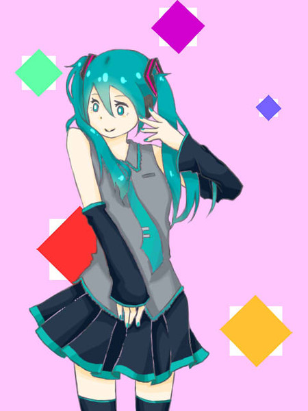 初音ミクを描かせて頂きました！！