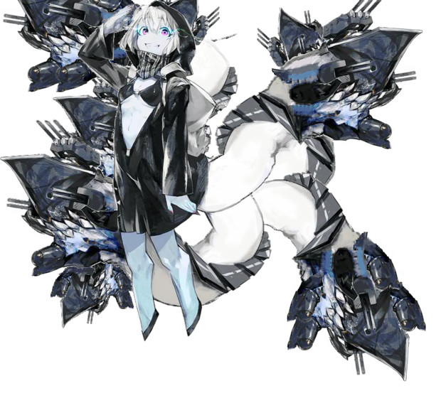 レ級を改造してみた まそっぷ さんのイラスト ニコニコ静画 イラスト