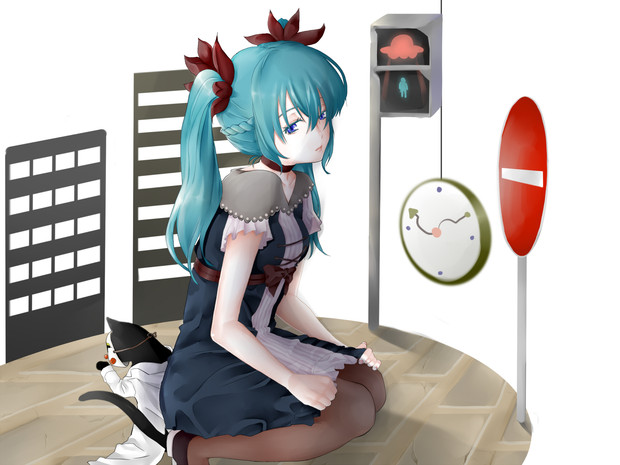 からくりピエロ 初音ミク きならぼ 元labo さんのイラスト ニコニコ静画 イラスト