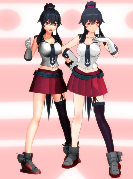 Mmd艦これ 矢矧さんテスト 全身版 ろく さんのイラスト ニコニコ静画 イラスト