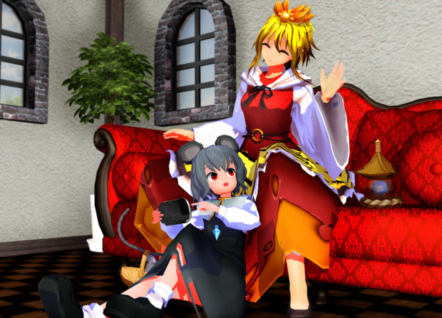 東方mmd 宝塔さえあれば 問題ナシ 碧井じゅん さんのイラスト ニコニコ静画 イラスト