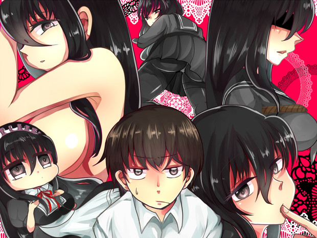 黒先輩と黒屋敷の闇に迷わない とまと さんのイラスト ニコニコ静画 イラスト