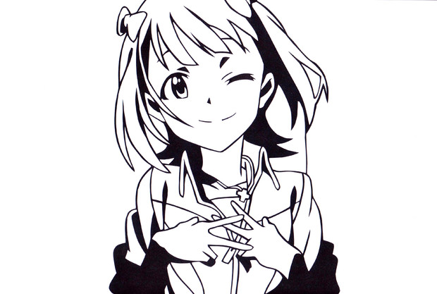 切り絵 アイマス 春香さん誕生日記念 ふじのん さんのイラスト ニコニコ静画 イラスト