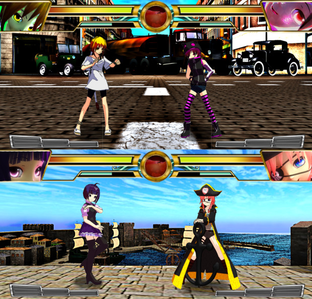 Mmdオリキャラで格ゲー風 えぬや さんのイラスト ニコニコ静画 イラスト