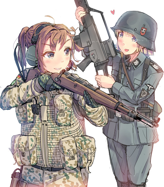 軍装娘 Daito さんのイラスト ニコニコ静画 イラスト