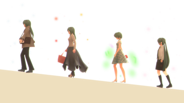 あの頃の自分 今の自分 そして 夕日坂ミリオン記念 Tk さんのイラスト ニコニコ静画 イラスト
