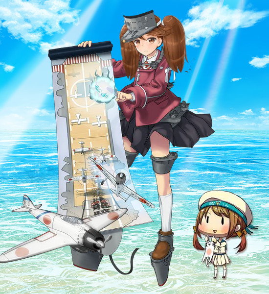 艦これ 龍驤混ぜてみた 雑コラ やま さんのイラスト ニコニコ静画 イラスト