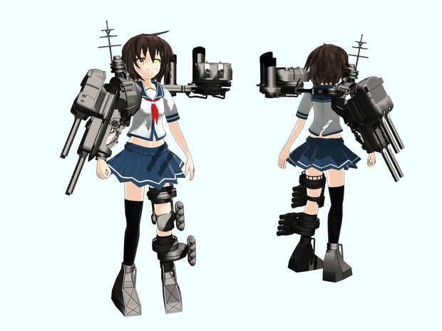 Mmd艦これ 重巡古鷹 モデル配布 Yas さんのイラスト ニコニコ静画 イラスト